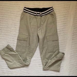 Gymboree White Cargo Joggers